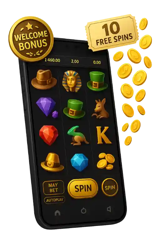 Spinbond on mobile — play pokies, deposit in AU$, fast withdrawals on Android and iOS